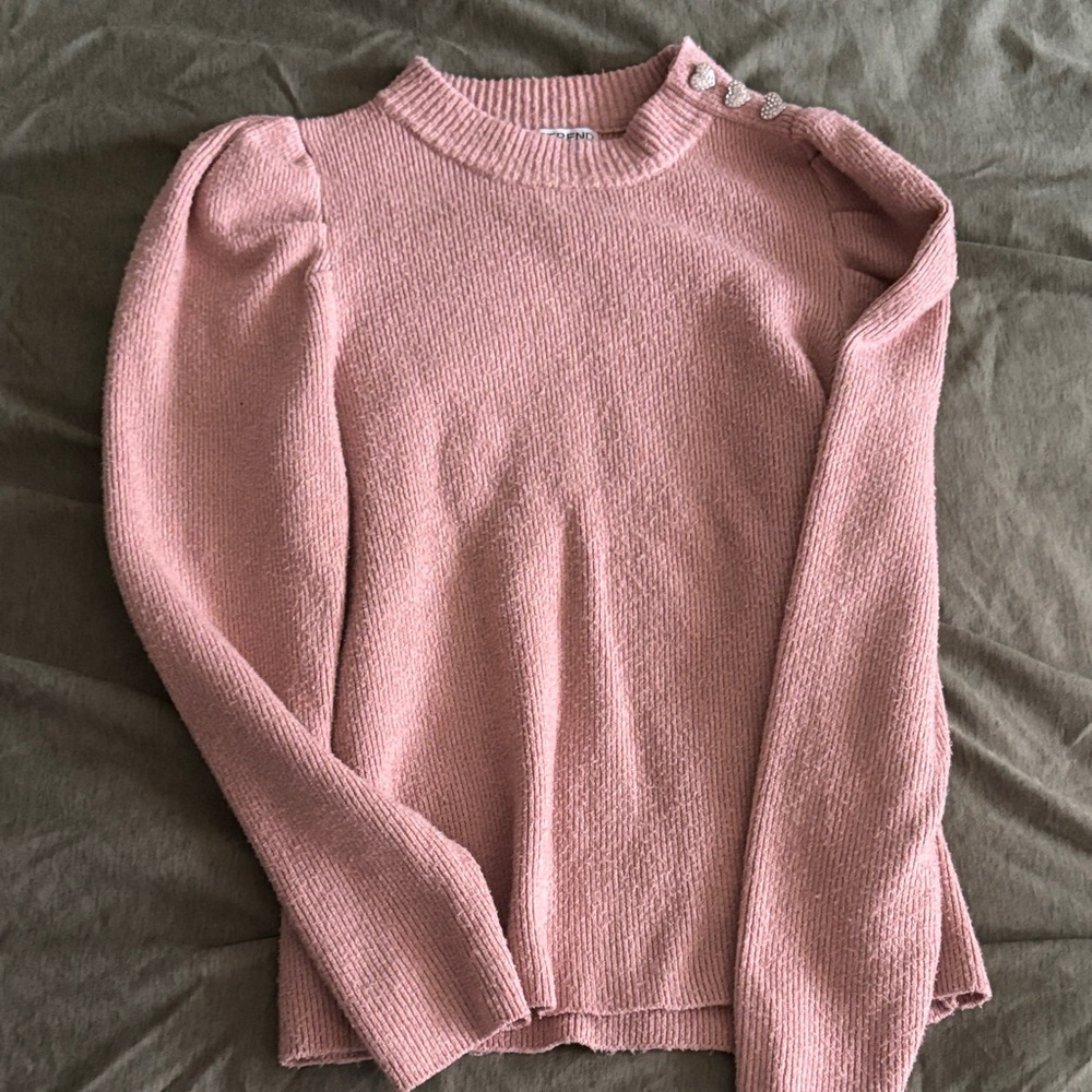 Elegant Pink Turtleneck Sweater